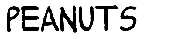 Peanuts font, free Peanuts font, preview Peanuts font