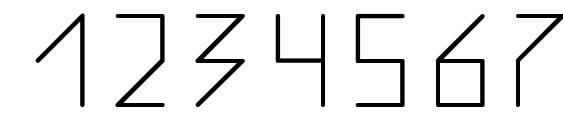 Pechkin Font, Number Fonts