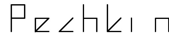 Pechkin Font