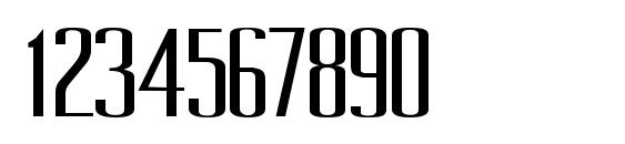 Pecot Condensed Font, Number Fonts