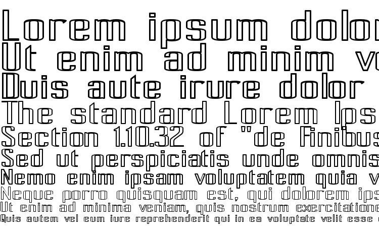 specimens Pecot Outline Bold font, sample Pecot Outline Bold font, an example of writing Pecot Outline Bold font, review Pecot Outline Bold font, preview Pecot Outline Bold font, Pecot Outline Bold font
