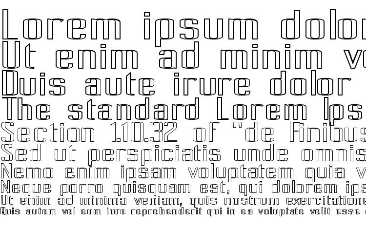 specimens Pecot Outline font, sample Pecot Outline font, an example of writing Pecot Outline font, review Pecot Outline font, preview Pecot Outline font, Pecot Outline font