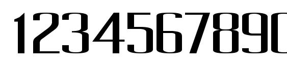 Pecot Upper Font, Number Fonts