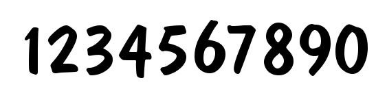 Pedro Regular Font, Number Fonts