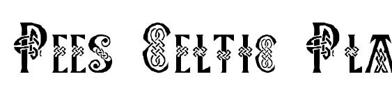 Pees Celtic Plain font, free Pees Celtic Plain font, preview Pees Celtic Plain font