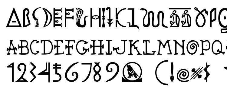 glyphs Pegypta font, сharacters Pegypta font, symbols Pegypta font, character map Pegypta font, preview Pegypta font, abc Pegypta font, Pegypta font
