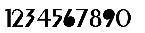 Peignot Cyrillic Font, Number Fonts