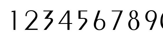 PEIGNOTLIGHT Thin Font, Number Fonts
