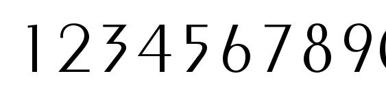 PeignotLTStd Light Font, Number Fonts