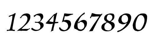 Pelican Font, Number Fonts