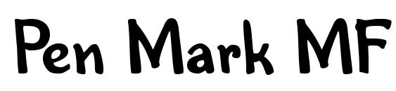 Pen Mark MF Bold font, free Pen Mark MF Bold font, preview Pen Mark MF Bold font
