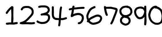 Pencil (srb) Font, Number Fonts