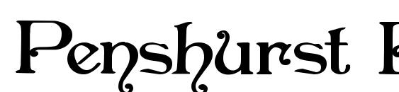 Penshurst Bold font, free Penshurst Bold font, preview Penshurst Bold font