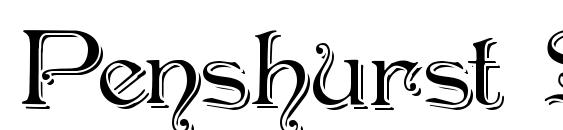 Penshurst Shadow font, free Penshurst Shadow font, preview Penshurst Shadow font