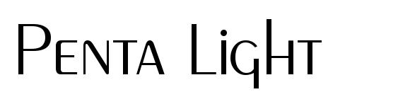 Penta Light font, free Penta Light font, preview Penta Light font