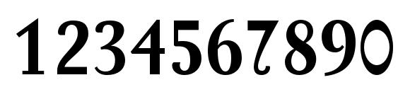 Pentagramme Bold Font, Number Fonts