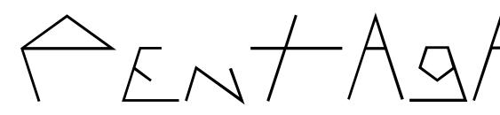 Pentagron Font