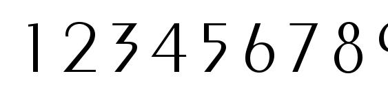 PentaLight Font, Number Fonts