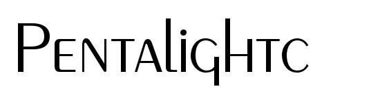 Pentalightc font, free Pentalightc font, preview Pentalightc font