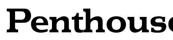 Penthouse Serial Bold DB Font