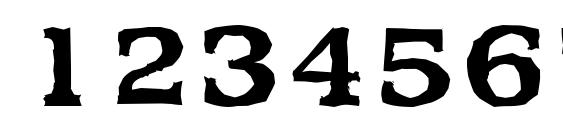 PenthouseAntique Bold Font, Number Fonts