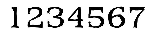 PenthouseAntique Regular Font, Number Fonts