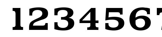 PenthouseSerial Bold Font, Number Fonts