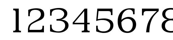 PenthouseSerial Light Regular Font, Number Fonts