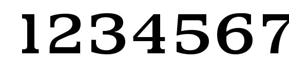 PenthouseSerial Medium Regular Font, Number Fonts