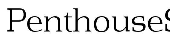 PenthouseSerial Xlight Regular font, free PenthouseSerial Xlight Regular font, preview PenthouseSerial Xlight Regular font