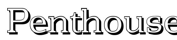 PenthouseShadow Light Regular font, free PenthouseShadow Light Regular font, preview PenthouseShadow Light Regular font