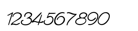 Шрифт PenTip Regular, Шрифты для цифр и чисел