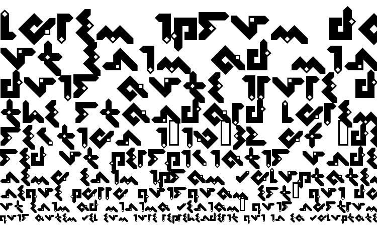 specimens Pentomino font, sample Pentomino font, an example of writing Pentomino font, review Pentomino font, preview Pentomino font, Pentomino font