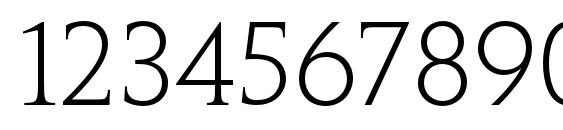 PenumbraSerifStd Light Font, Number Fonts