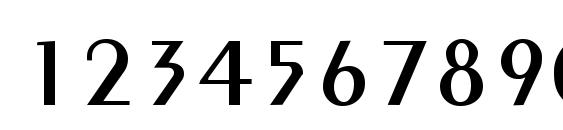 Penyae Regular Font, Number Fonts