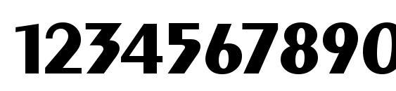 Peoria Bold Font, Number Fonts