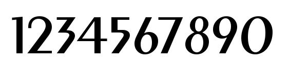 Peoria Regular Font, Number Fonts