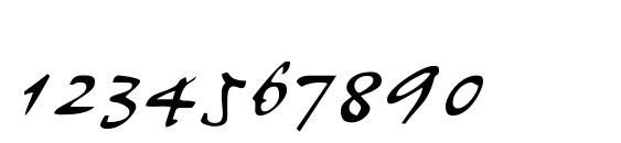 Pepsi Font, Number Fonts