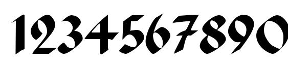 Percival Regular Font, Number Fonts