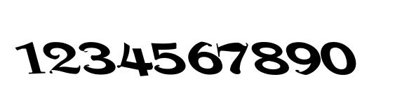 Peregrine Font, Number Fonts