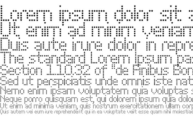 specimens PerfoStar font, sample PerfoStar font, an example of writing PerfoStar font, review PerfoStar font, preview PerfoStar font, PerfoStar font