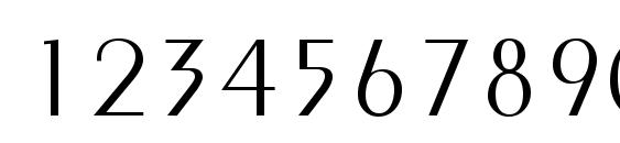Peridot Regular Font, Number Fonts