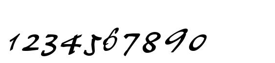 PERISKOP Regular Font, Number Fonts