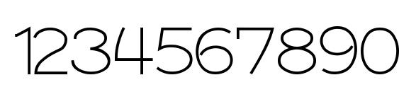 Perisphere Font, Number Fonts