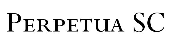 шрифт Perpetua SC, бесплатный шрифт Perpetua SC, предварительный просмотр шрифта Perpetua SC