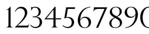 Perpetua Titling MT Light Font, Number Fonts