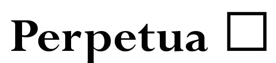 шрифт Perpetua Полужирный, бесплатный шрифт Perpetua Полужирный, предварительный просмотр шрифта Perpetua Полужирный