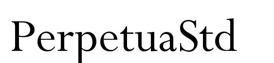 шрифт PerpetuaStd, бесплатный шрифт PerpetuaStd, предварительный просмотр шрифта PerpetuaStd