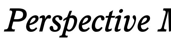 Шрифт Perspective Medium SSi Medium Italic