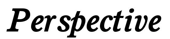 Perspective SSi Bold Italic Font